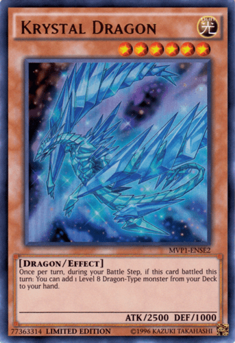 Krystal Dragon - MVP1-ENSE2 Ultra Rare Limited Edition