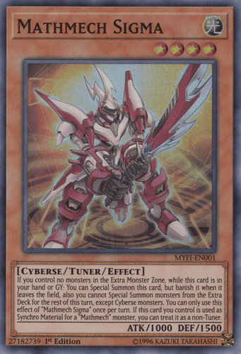 Mathmech Sigma - MYFI-EN001 Super Rare 1st Edition