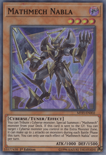 Mathmech Nabla - MYFI-EN002 Super Rare 1st Edition