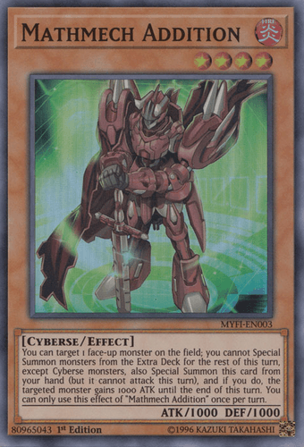 Mathmech Addition - MYFI-EN003 Super Rare 1st Edition