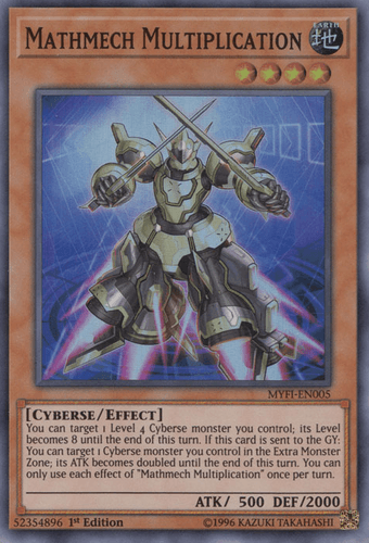 Mathmech Multiplication - MYFI-EN005 Super Rare 1st Edition