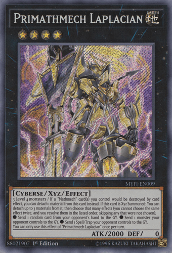 Primathmech Laplacian - MYFI-EN009 Secret Rare 1st Edition