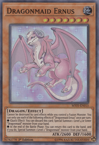 Dragonmaid Ernus - MYFI-EN015 Super Rare 1st Edition