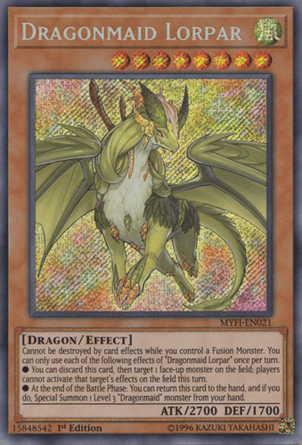 Dragonmaid Lorpar - MYFI-EN021 Secret Rare 1st Edition