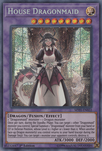 House Dragonmaid - MYFI-EN022 Secret Rare 1st Edition