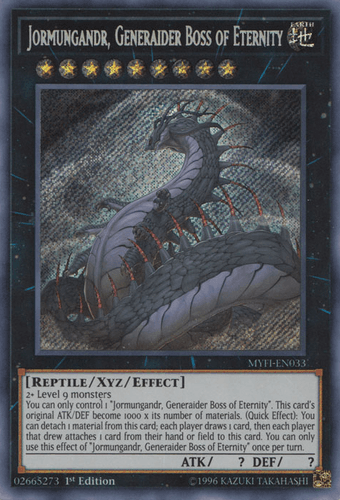 Jormungandr, Generaider Boss of Eternity - MYFI-EN033 Secret Rare 1st Edition