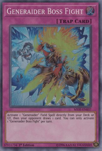 Generaider Boss Fight - MYFI-EN037 Super Rare 1st Edition