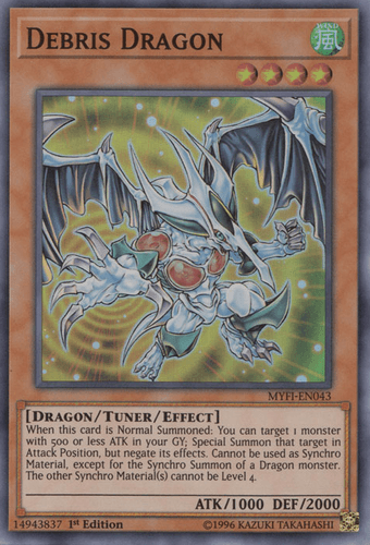 Debris Dragon - MYFI-EN043 Super Rare 1st Edition