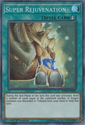 Super Rejuvenation - MYFI-EN052 Super Rare 1st Edition