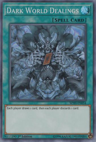 Dark World Dealings - MYFI-EN054 Super Rare 1st Edition