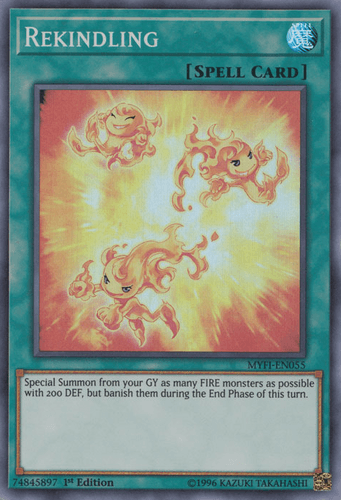 Rekindling - MYFI-EN055 Super Rare 1st Edition