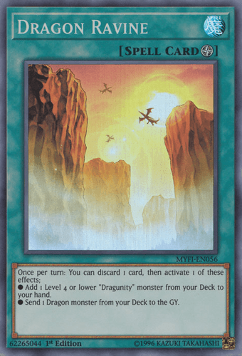 Dragon Ravine - MYFI-EN056 Super Rare 1st Edition