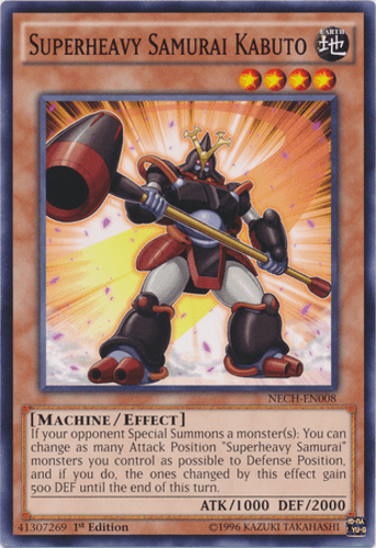 Superheavy Samurai Kabuto - NECH-EN008 Common 1st Edition