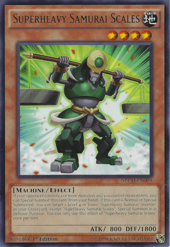 Superheavy Samurai Scales - NECH-EN009 Rare Unlimited