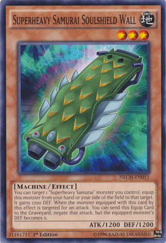Superheavy Samurai Soulshield Wall - NECH-EN011 Common Unlimited