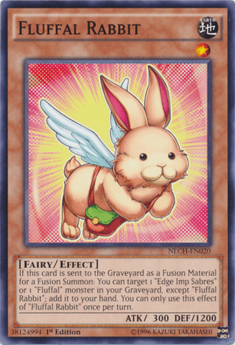 Fluffal Rabbit - NECH-EN020 Common 1st Edition