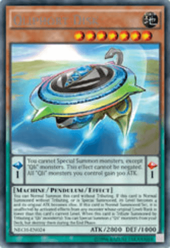 Qliphort Disk - NECH-EN024 Secret Rare 1st Edition