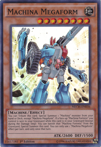 Machina Megaform - NECH-EN036 Super Rare 1st Edition