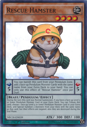 Rescue Hamster - NECH-EN039 Super Rare Unlimited