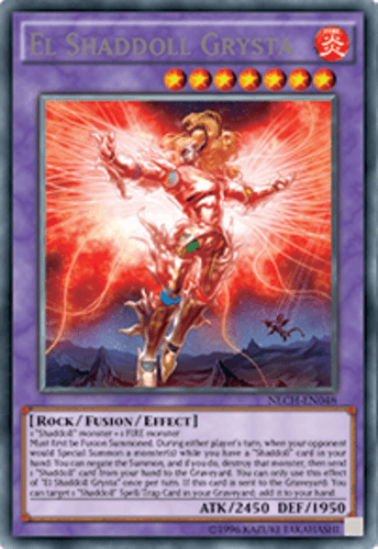 El Shaddoll Grysta - NECH-EN048 Secret Rare 1st Edition