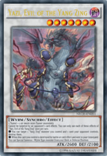 Yazi, Evil of the Yang Zing - NECH-EN051 Secret Rare 1st Edition