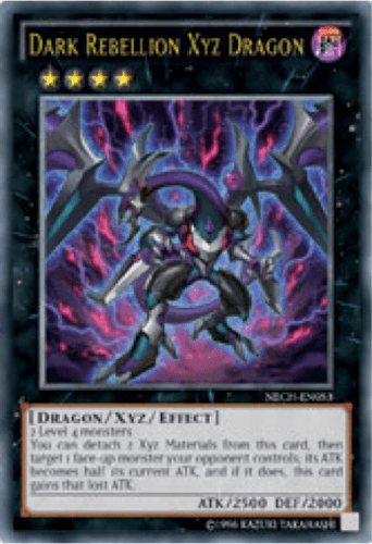 Dark Rebellion Xyz Dragon - NECH-EN053 Ghost Rare 1st Edition