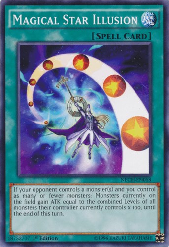 Magical Star Illusion - NECH-EN058 Common 1st Edition
