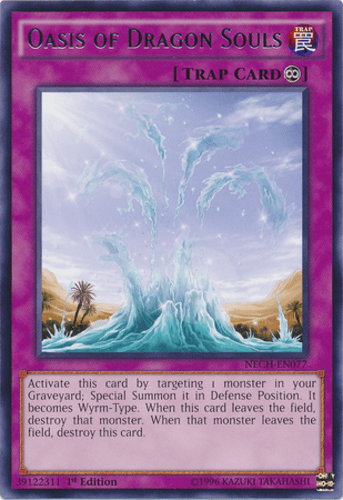 Oasis of Dragon Souls - NECH-EN077 Rare 1st Edition