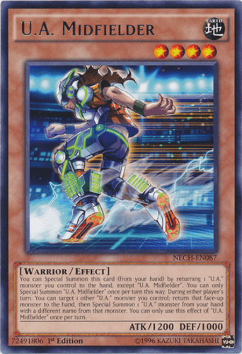 U.A. Midfielder - NECH-EN087 Rare 1st Edition