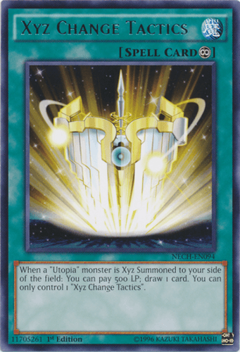 Xyz Change Tactics - NECH-EN094 Rare 1st Edition