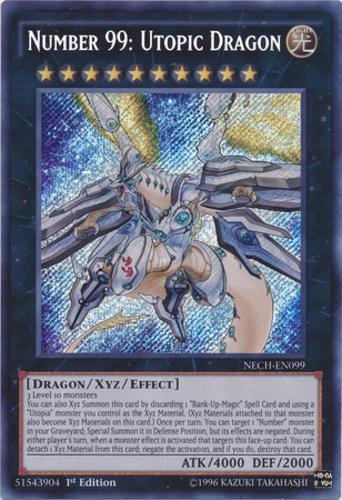 Number 99: Utopic Dragon - NECH-EN099 Secret Rare Unlimited