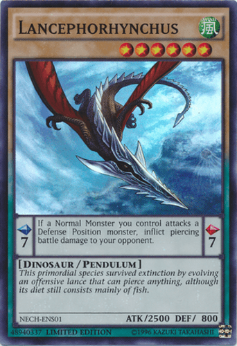 Lancephorhynchus - NECH-ENS01 Super Rare Limited Edition