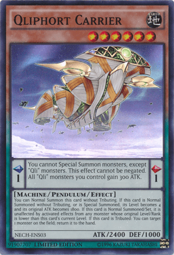 Qliphort Carrier - NECH-ENS03 Super Rare Limited Edition