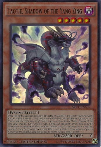 Taotie, Shadow of the Yang Zing - NECH-ENS05 Super Rare Limited Edition