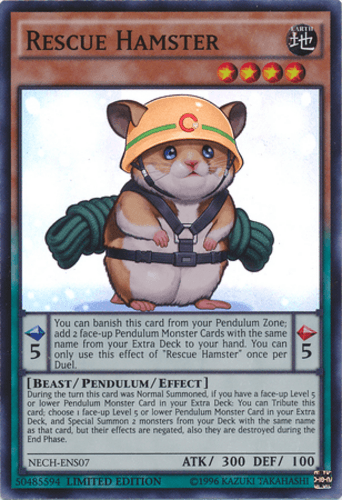 Rescue Hamster - NECH-ENS07 Super Rare Limited Edition