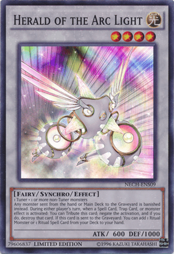 Herald of the Arc Light - NECH-ENS09 Super Rare Limited Edition