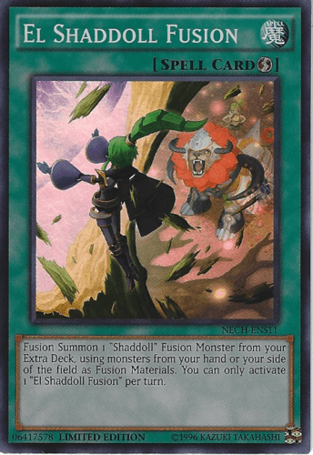 El Shaddoll Fusion - NECH-ENS11 Super Rare Limited Edition