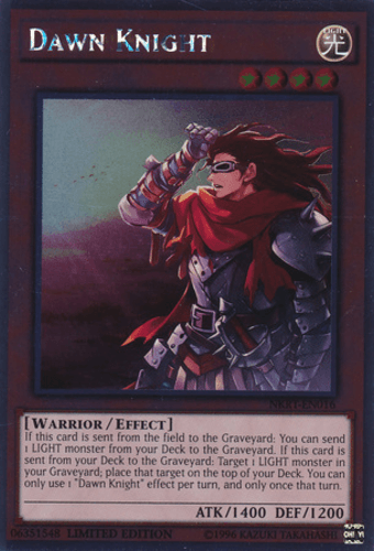 Dawn Knight - NKRT-EN016 Platinum Rare Limited Edition