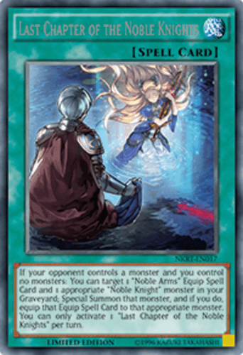 Last Chapter of the Noble Knights - NKRT-EN017 Platinum Rare Limited Edition