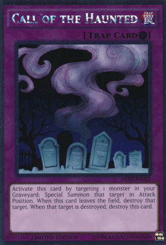 Call of the Haunted - NKRT-EN032 Platinum Rare Limited Edition