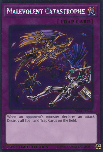 Malevolent Catastrophe - NKRT-EN033 Platinum Rare Limited Edition