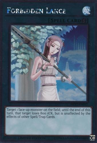 Forbidden Lance - NKRT-EN042 Platinum Rare Limited Edition