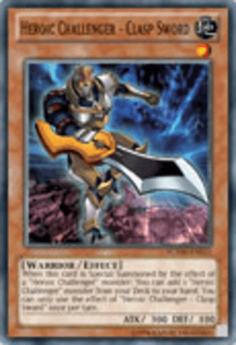 Heroic Challenger - Clasp Sword - NUMH-EN011 Super Rare 1st Edition