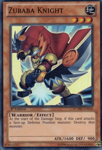 Zubaba Knight - NUMH-EN016 Super Rare Unlimited