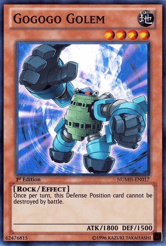Gogogo Golem - NUMH-EN017 Super Rare Unlimited