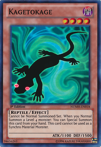 Kagetokage - NUMH-EN018 Super Rare 1st Edition