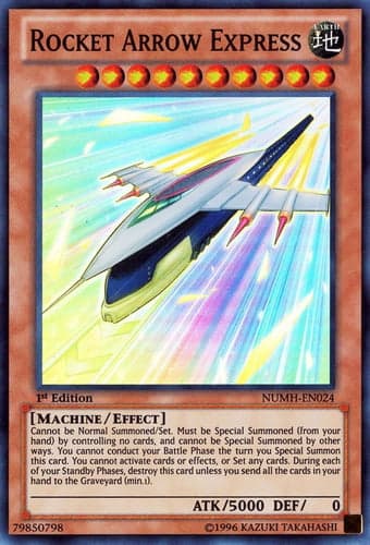 Rocket Arrow Express - NUMH-EN024 Super Rare 1st Edition