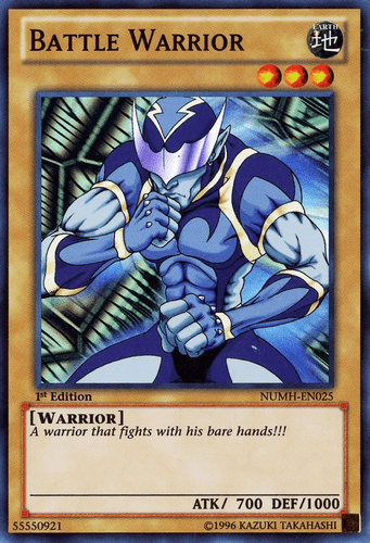 Battle Warrior - NUMH-EN025 Super Rare 1st Edition