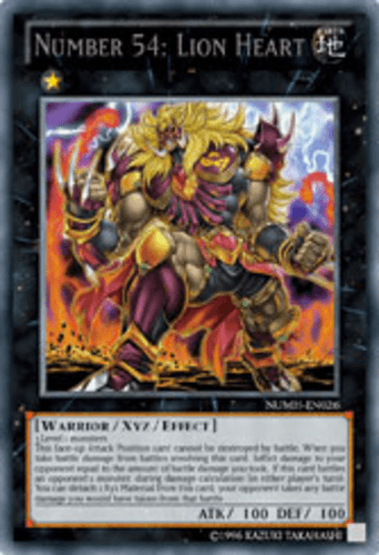 Number 54: Lion Heart - NUMH-EN026 Secret Rare 1st Edition