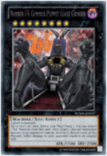 Number 15: Gimmick Puppet Giant Grinder - NUMH-EN027 Secret Rare 1st Edition